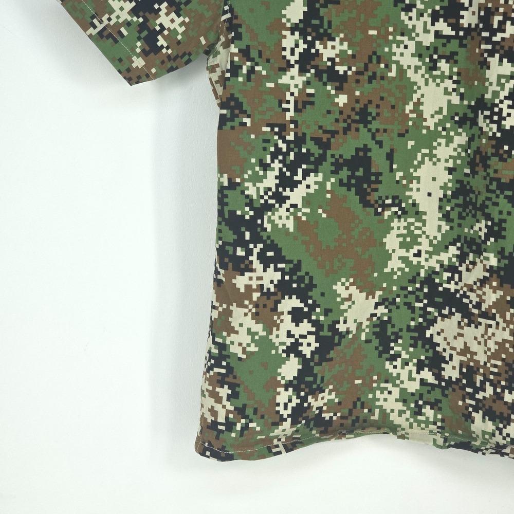 Snoop Dogg Supply Digital Camouflage Button Up Shirt Men Medium Urban Streetwear - Picture 9 of 15